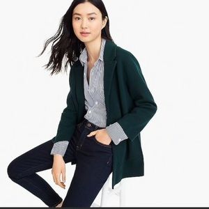 J. Crew Sophie Open Front Sweater Blazer